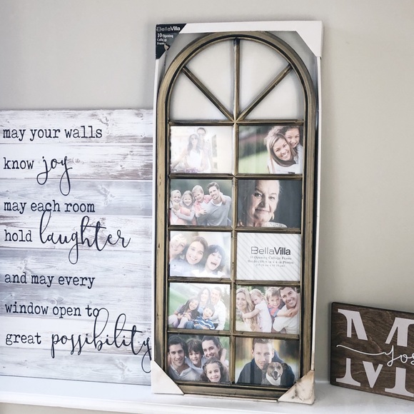 bellaVilla Other - BellaVilla Collage frame gold arch